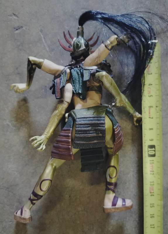 Rubber figurine (McFarlane toy?) - six armed lady