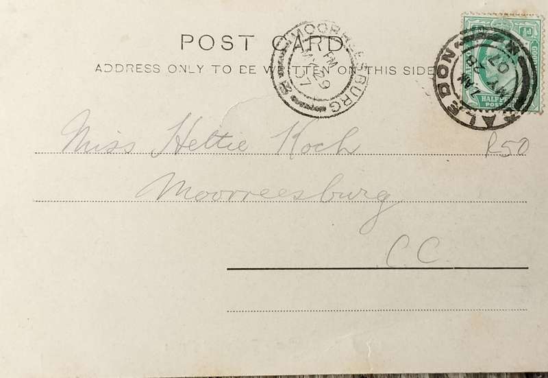 Vintage picture post card - Cape Town - The Vestibule - Parliament House