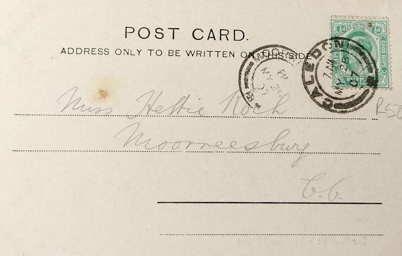 Vintage picture post card - Cape Town - The legislative Assembly Chamber - Parliament House