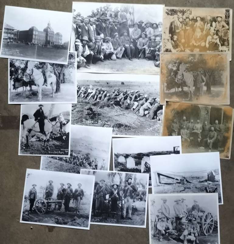 Anglo-Boer War images by Pretoria-based photographer (14 x contemporary reprints)