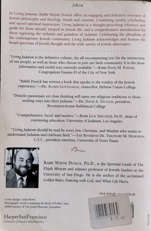 Living Judaism - Complete guide to Jewish belief, tradition and practice (Dosick - 1995)