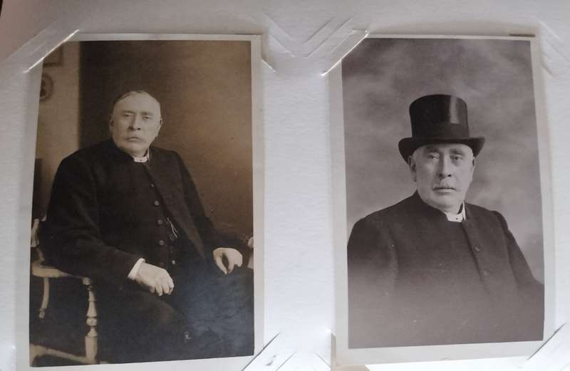 Post card album (x 88 postcards of people)