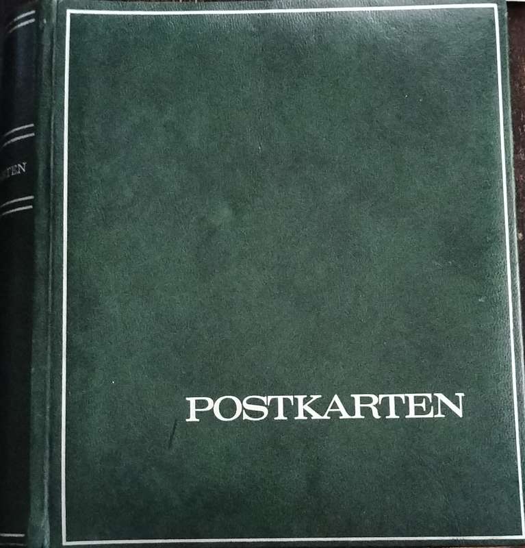 Post card album (x 88 postcards of people)