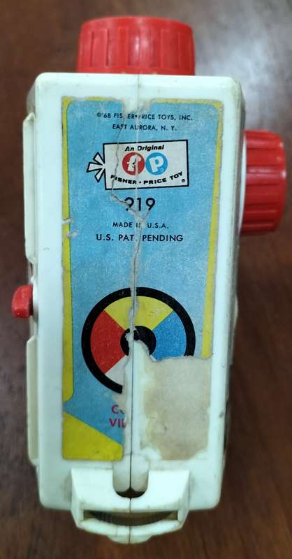 Vintage Fisher Price music box movie camera (1968)