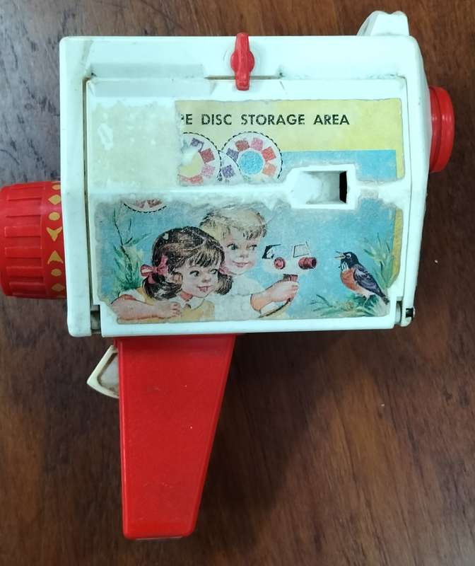 Vintage Fisher Price music box movie camera (1968)