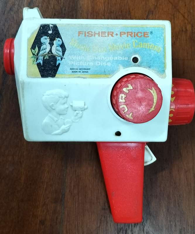 Vintage Fisher Price music box movie camera (1968)