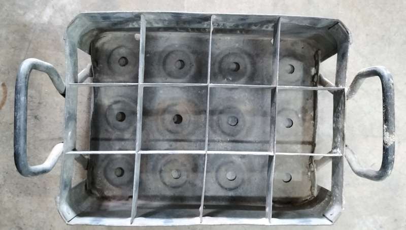 Rare steel bottle crate - Robert Guder - Windhoek