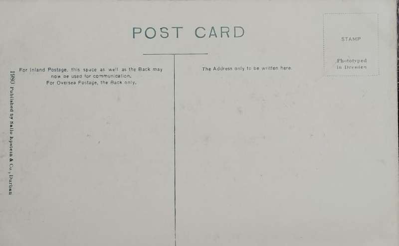Vintage Post Card - Harrismith - Wilje River