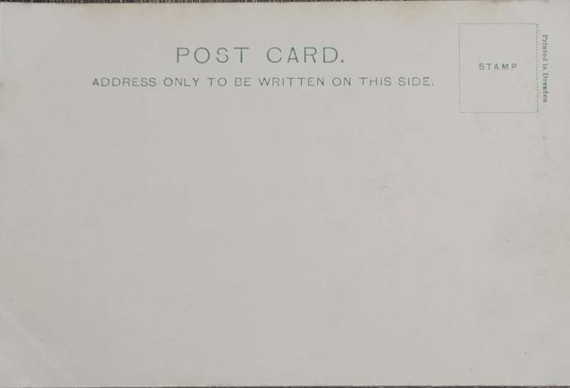 Vintage Post Card - Umkomaas River - with rail bridge