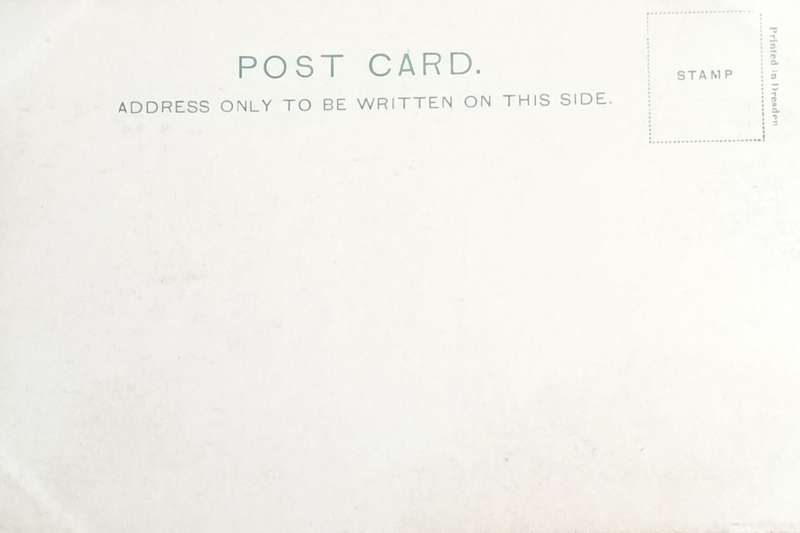 Vintage Post Card - Gun Hill and Lombard's kop