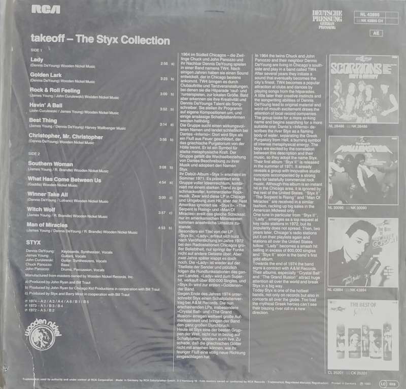 LP / Vinyl / Record - Styx - The collection