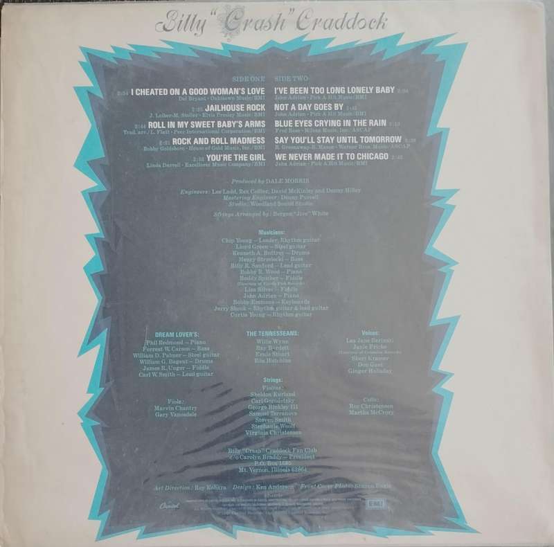 LP / Vinyl / Record - Billy "Crash" Craddock