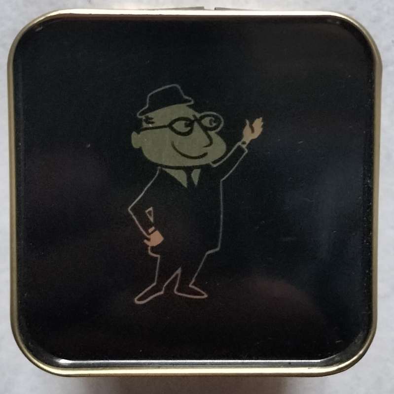 Vintage Trust Bank metal piggy bank / savings box / savings bank