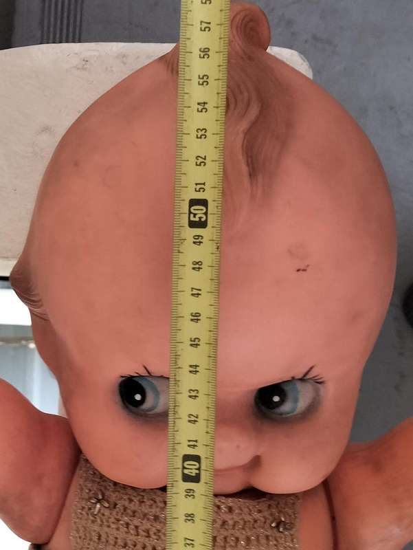 Large winged rubber Kewpie (60cm)
