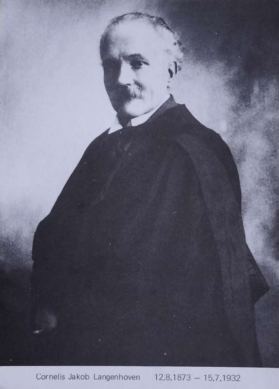 Poskaart / Post card - Cornelis Jakob Langenhoven - uitgereik deur NAL museum