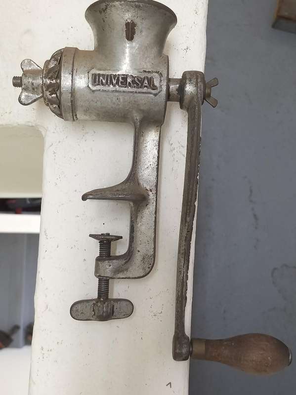 Vintage Universal meat grinder