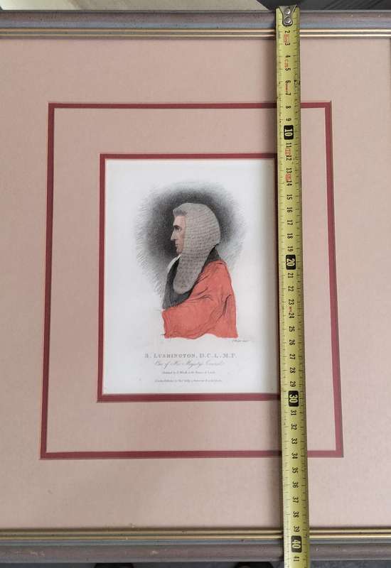 Stephen Lushington (1782 - 1873) - Vintage print of etching