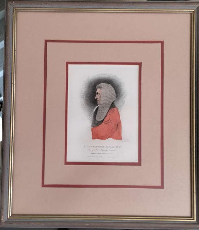 Stephen Lushington (1782 - 1873) - Vintage print of etching