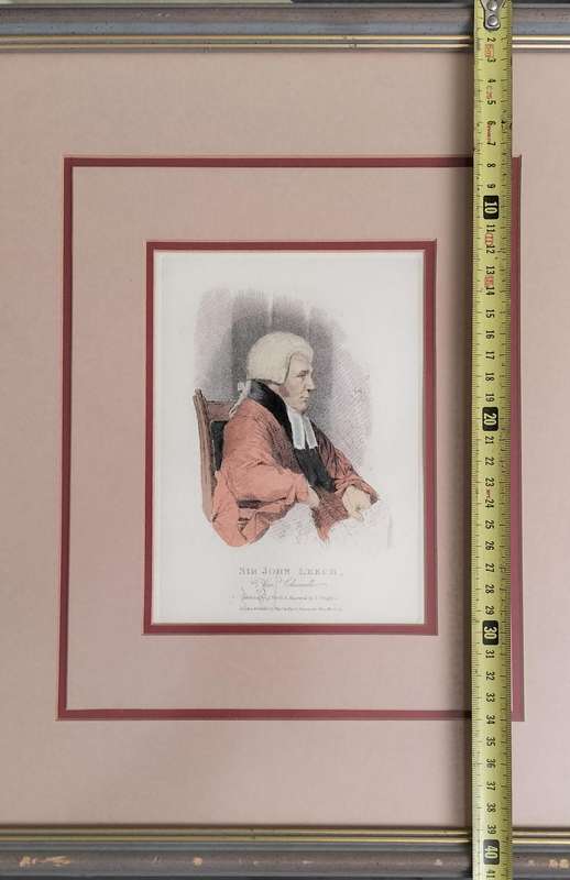 Sir John Leech - Vintage print of etching
