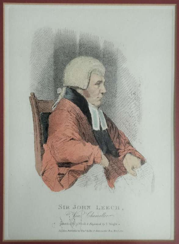 Sir John Leech - Vintage print of etching