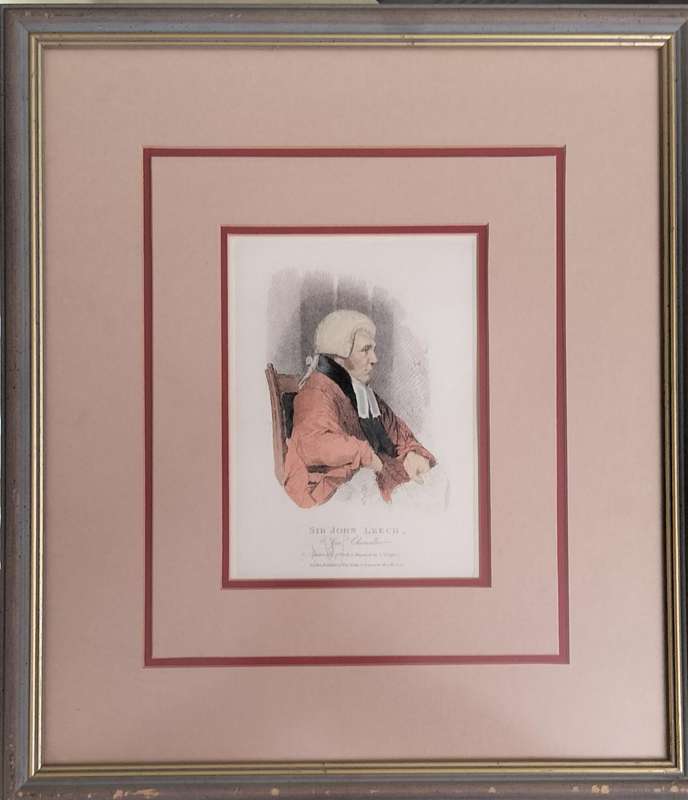 Sir John Leech - Vintage print of etching