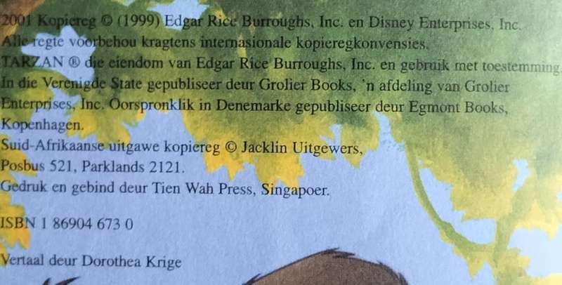 Disney se wonder wereld van lees - Tarzan (1999) - hardeband