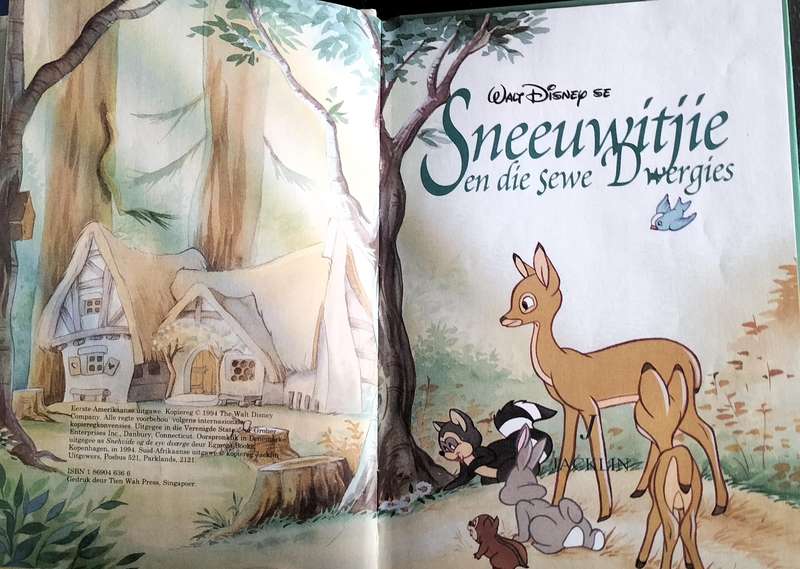 Disney se wonder wereld van lees - Sneeuwitjie en die sewe dwergies (1994)  - hardeband