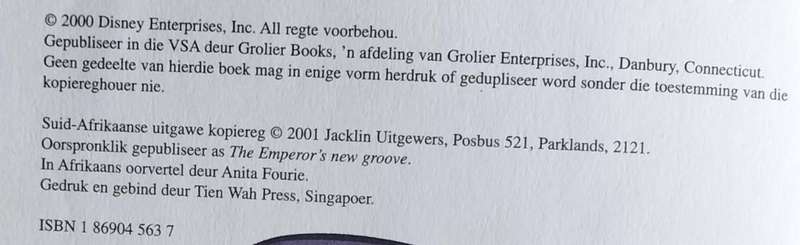 Disney se wonder wereld van lees - Die keiser se nuwe gier (2000)  - hardeband