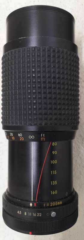 Vintage Osawa bayonet mount lens (80 - 205mm)