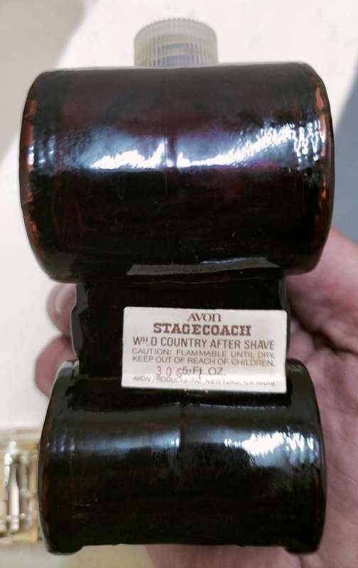 Vintage Avon aftershave bottle - Stage coach (empty)