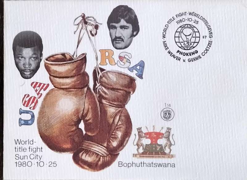 World title fight - Sun City 1980-10-25 FDC