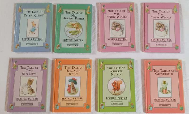 Beatrix Potter various hard cover A5 books