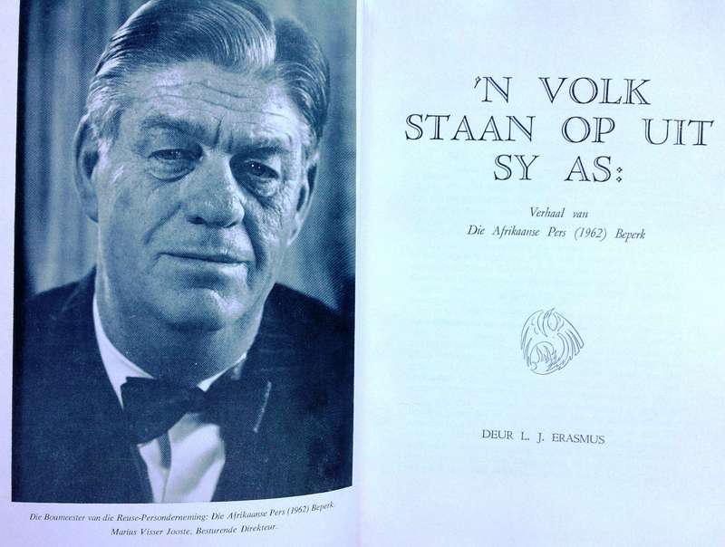 'n Volk Staan Op Uit Sy As - L J Erasmus - Hardeband