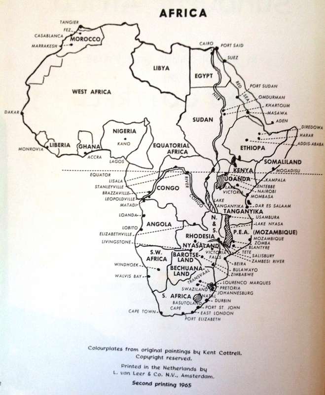 Sunburnt Africa - Kent Cottrell - Hardcover  In Pencil, Paint and Prose by Kent Cottrell