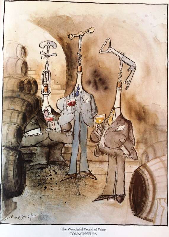 Something in the Cellar...Ronald Searle's Wonderful World of Wine - Hardcover