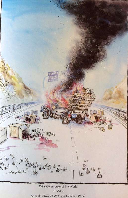 Something in the Cellar...Ronald Searle's Wonderful World of Wine - Hardcover