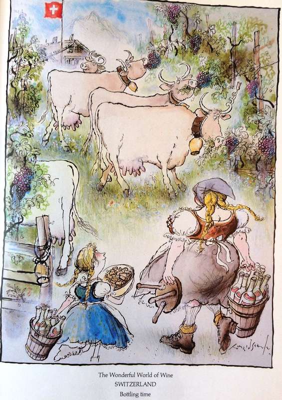 Something in the Cellar...Ronald Searle's Wonderful World of Wine - Hardcover
