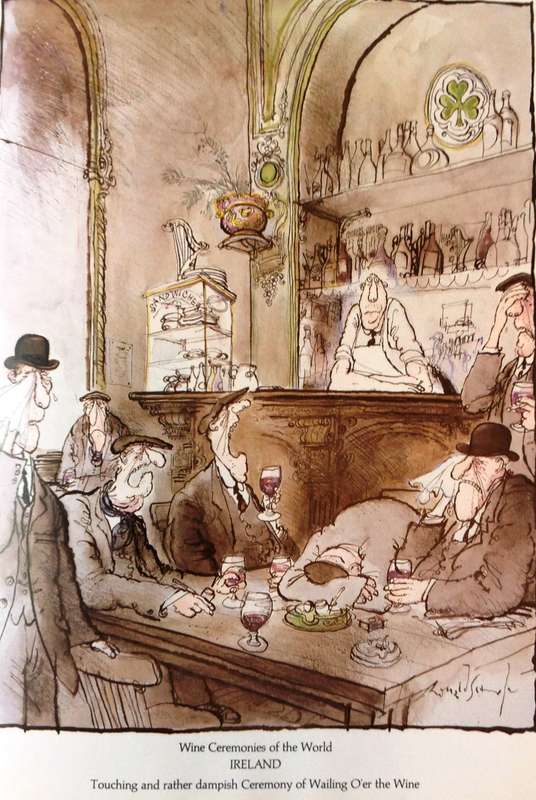 Something in the Cellar...Ronald Searle's Wonderful World of Wine - Hardcover