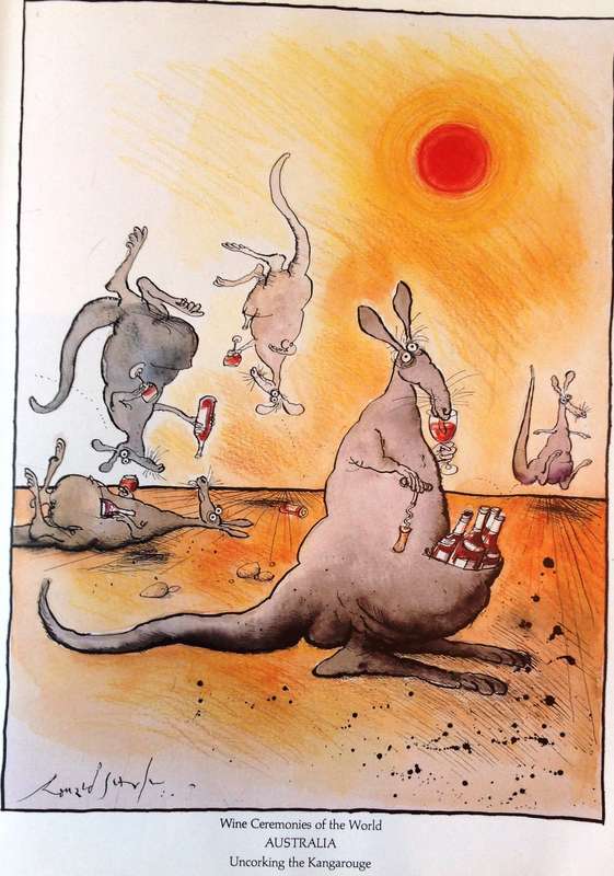 Something in the Cellar...Ronald Searle's Wonderful World of Wine - Hardcover