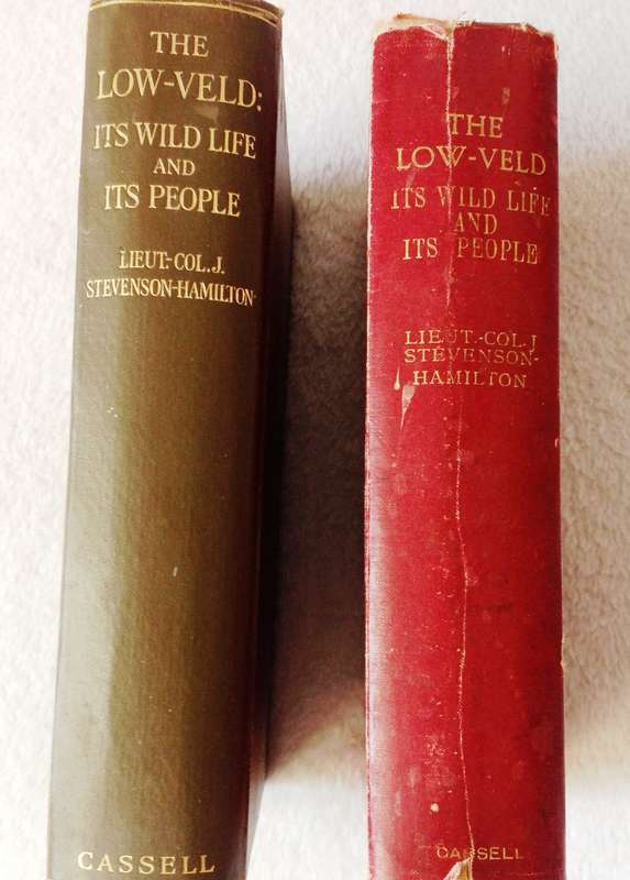 Two books - The Low-Veld - Its Wildlife and Its People - Lieut-Col J Stevenson-Hamilton - Hardcover
