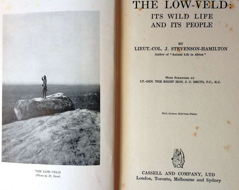 The Low-Veld Its Wildlife and Its People-Lieut-Col J Stevenson-Hamilton - (Brown cover) Hardcover