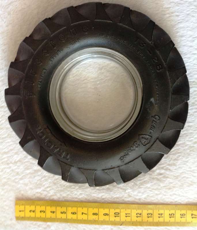 Vintage Firestone Tractor Tyre 13-28 Ashtray