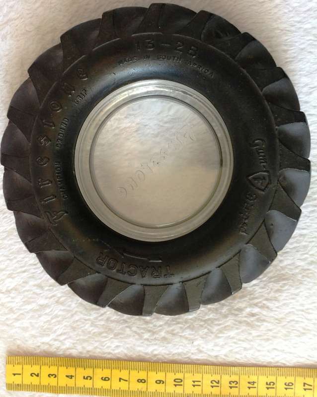 Vintage Firestone Tractor Tyre 13-28 Ashtray