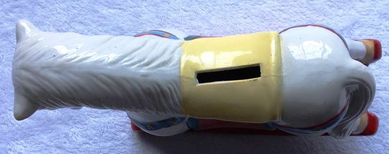 Vintage Porcelain Money Box Rocking Horse