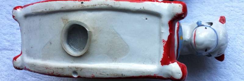 Vintage Porcelain Money Box Rocking Horse