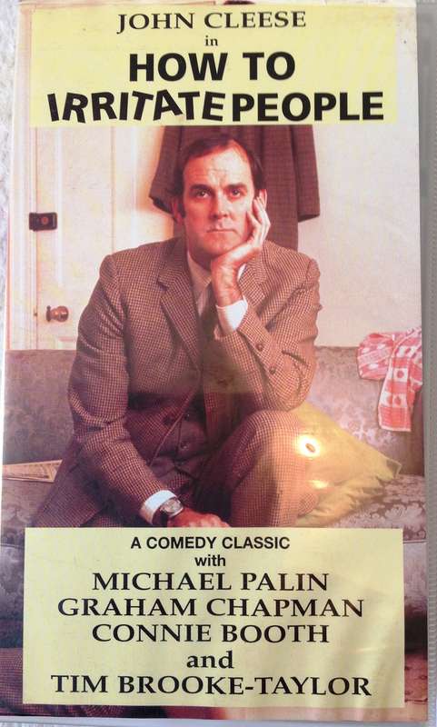 John Cleese in HOW TO IRRITATE PEOPLE - VHS video in colour running time 65 minutes - PEG 1063