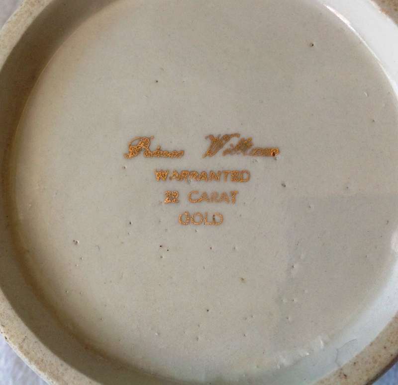 Vintage Prince William Tankard with 22 carat gold rims and edging - The Anglers Prayer