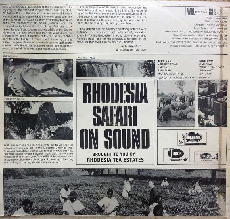 Rhodesia - Safari on Sound - Long Playing Record - WAL records