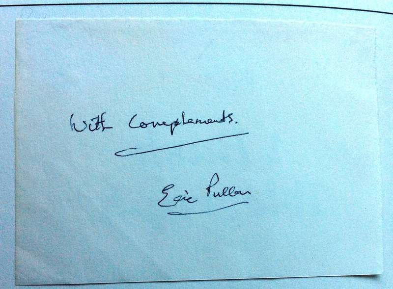 A Bush Telegraph-Memoirs of Eric William Pullon 1914-1919 in North Rhodesia-E C Pullon Book signed