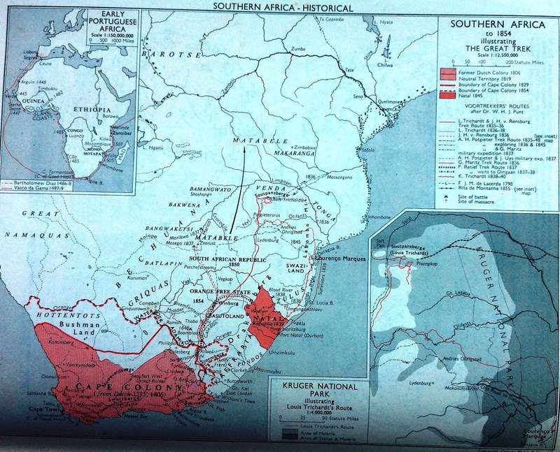 Maskew Millers LARGE PRINT ATLAS for Southern Africa  Edited by Harold Fullard MSc